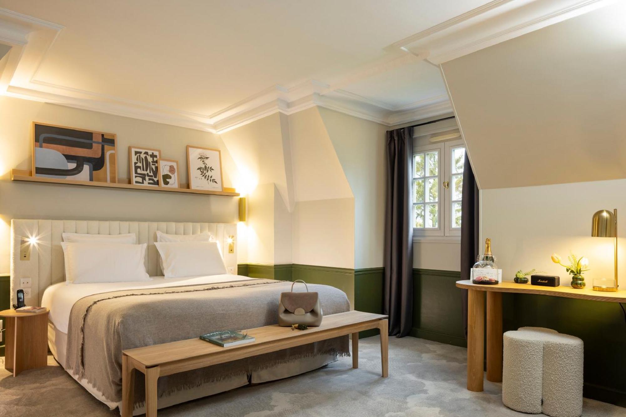 Hostellerie Briqueterie & Spa Champagne Vinay  ภายนอก รูปภาพ A room at the hotel