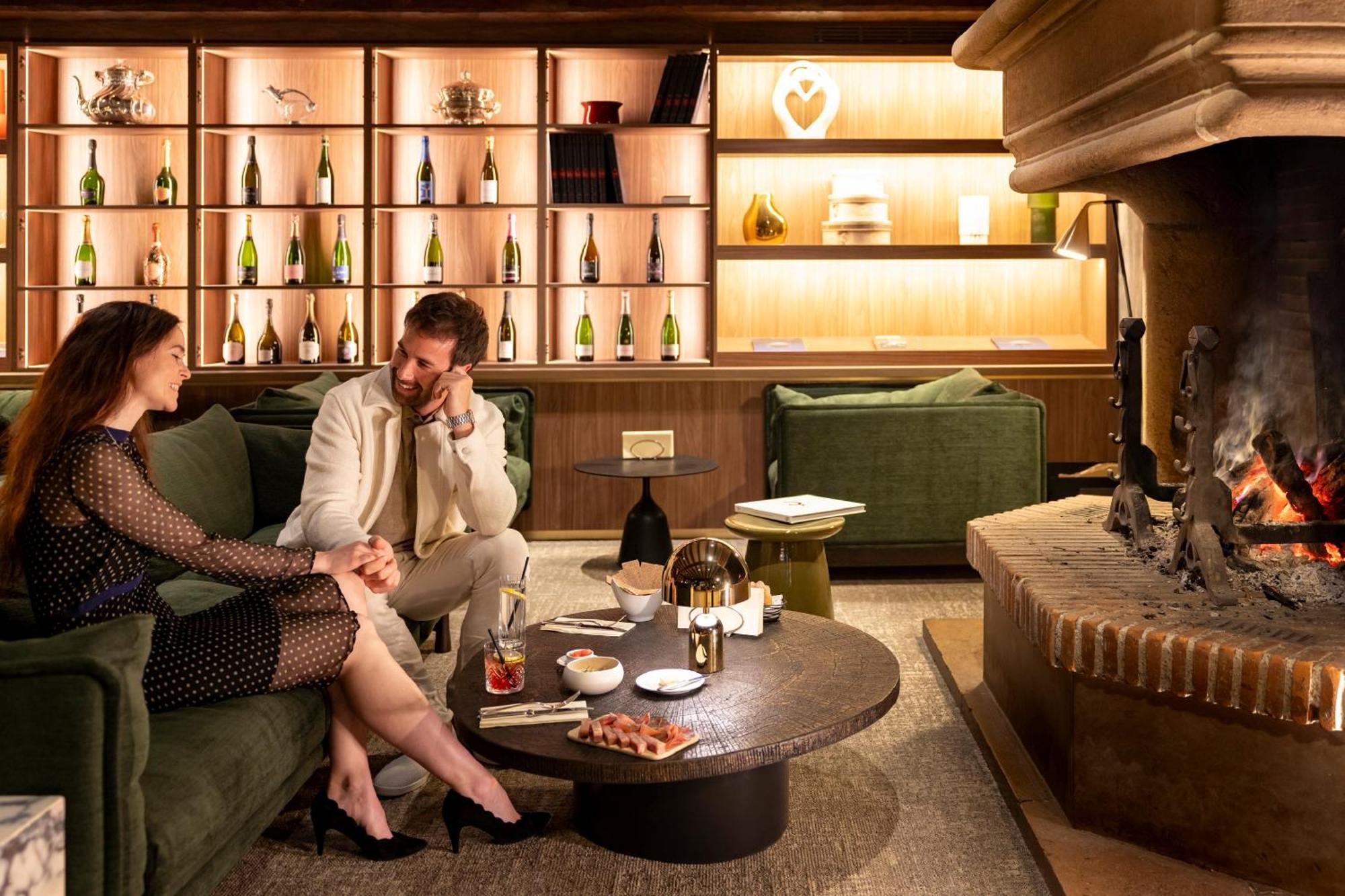 Hostellerie Briqueterie & Spa Champagne Vinay  ภายนอก รูปภาพ The Fireplace